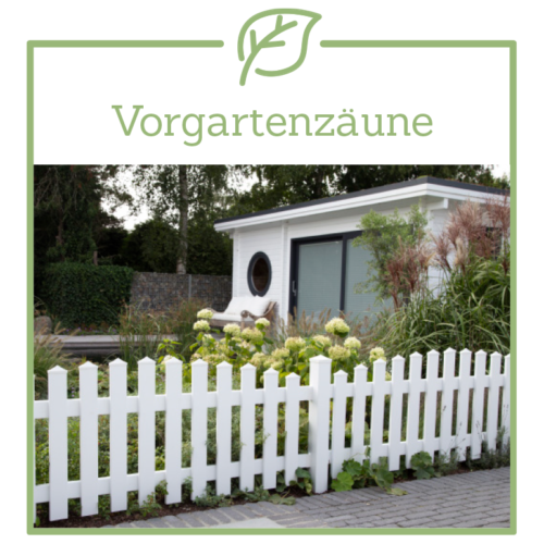 GroJa Leistungen Vorgartenzäune