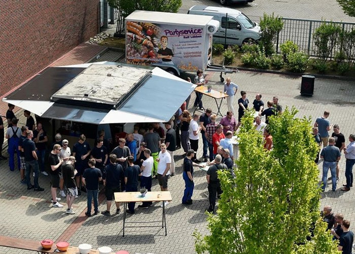 Rolf Janssen Jubiläumsfeier auf dem Gelände